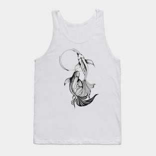 Koi fish couple | Enso circle | Love dance | Feng shui Tank Top